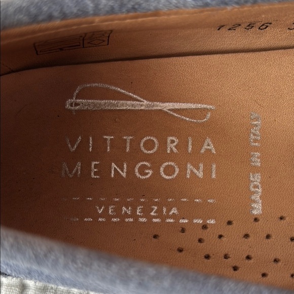 Venezia Women's Tassel Loafers in Soft Blue - Picture 2 of 7